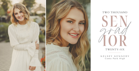 Stacked Senior Grad 5×10 Acrylic Block